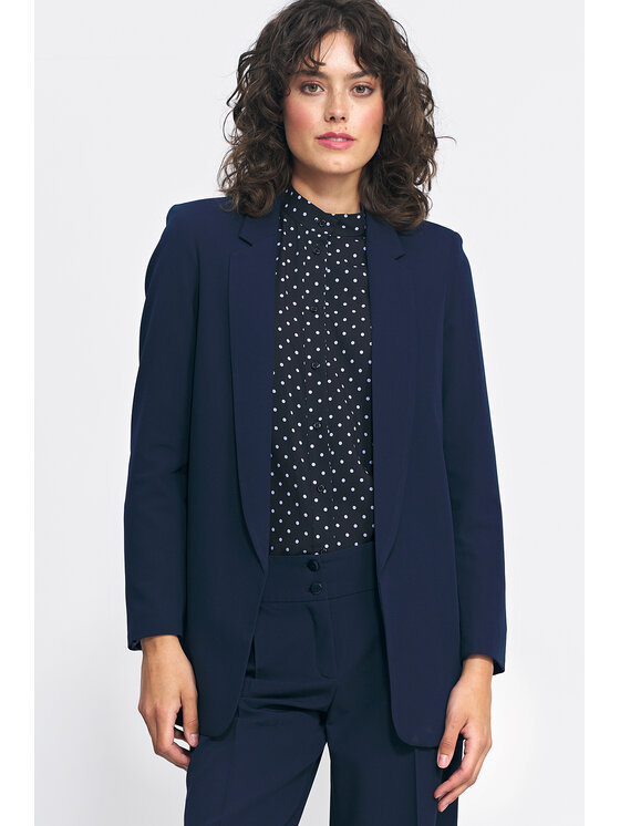 NIFE NIFE Marynarka Z74 Granatowy Classic Fit