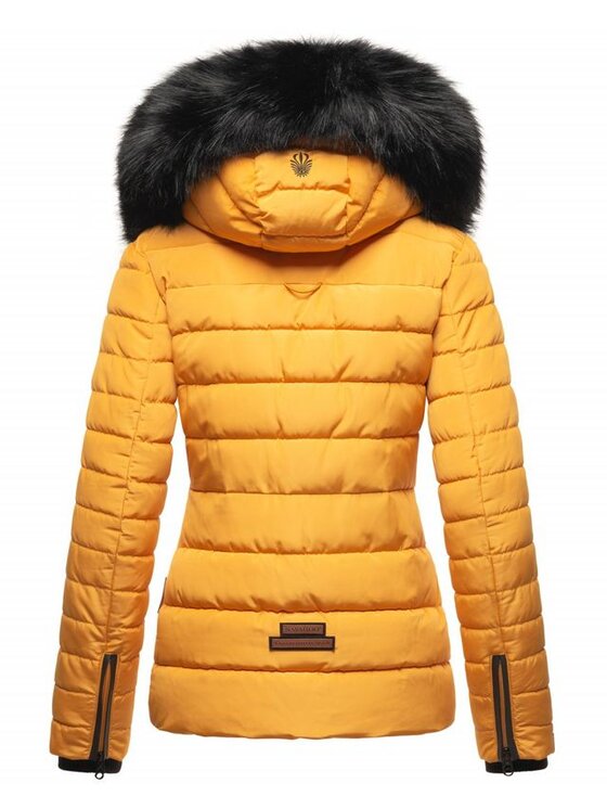 Navahoo Navahoo Kurtka zimowa Wisteriaa Żółty Casual Fit