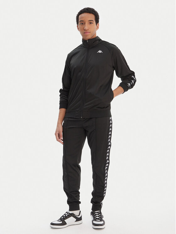 Kappa Kappa Pulóver Banda Anniston 301EFU0 Fekete Slim Fit