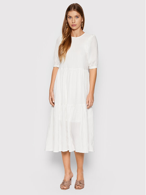 ONLY ONLY Ежедневна рокля Dion 15261504 Бял Regular Fit