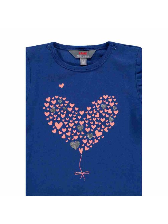 Kanz Kanz T-Shirt 1912271-3272 Niebieski Basic Fit
