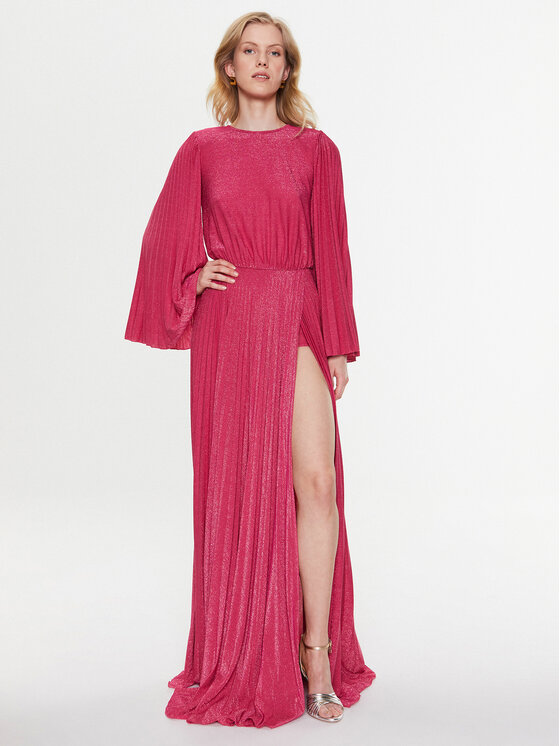 Elisabetta Franchi Elisabetta Franchi Večerné šaty AB-442-32E2-V620 Ružová Regular Fit