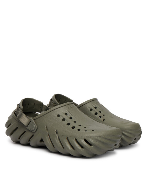 Crocs Crocs Natikači Echo Clog 207937 Zelena