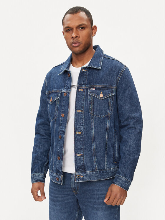 Tommy Jeans Tommy Jeans Τζιν μπουφάν Ryan DM0DM18782 Σκούρο μπλε Regular Fit