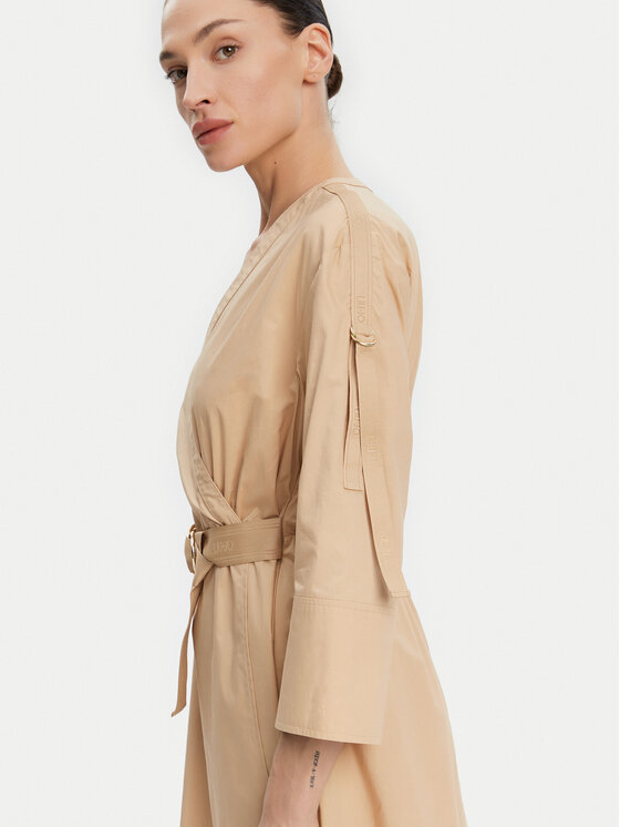 Liu Jo Liu Jo Vsakodnevna obleka WA5170 T4390 Bež Regular Fit