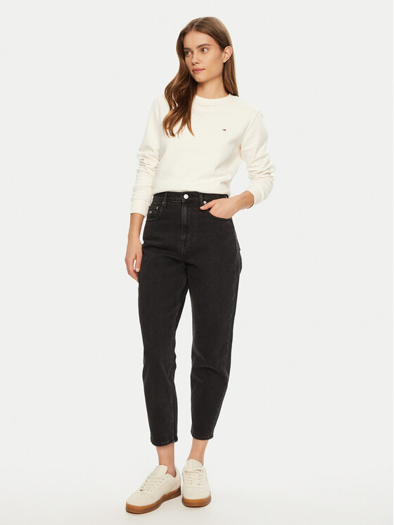 Tommy Jeans Tommy Jeans Džinsi DW0DW20369 Melns Mom Fit