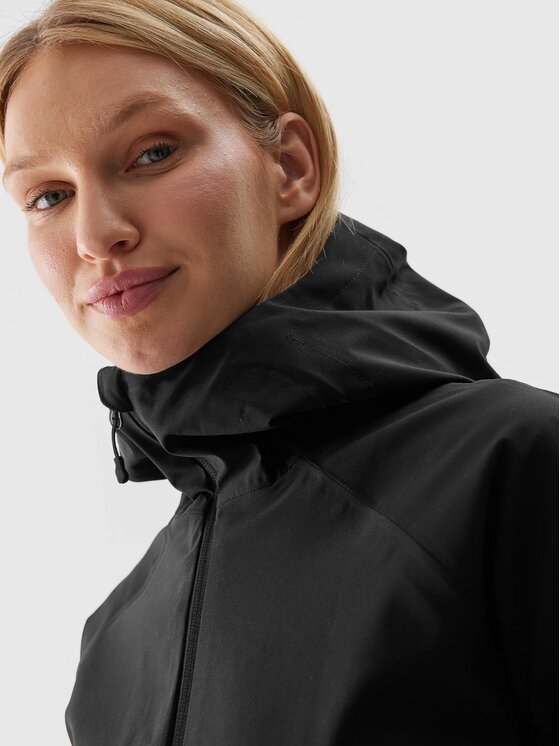 4F 4F Giacca di transizione 4FWSS24TTJAF428-20S Nero Regular Fit