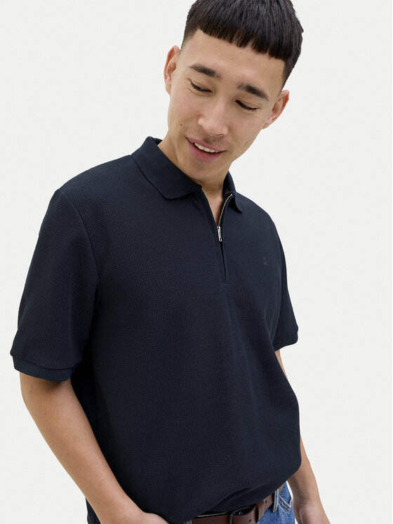 Jack & Jones Jack & Jones Polokošeľa Austin 12279177 Tmavomodrá Regular Fit