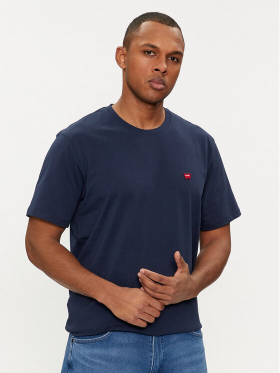 T-Shirt Wrangler, Größe S Dunkelblau Sign Off 112350434