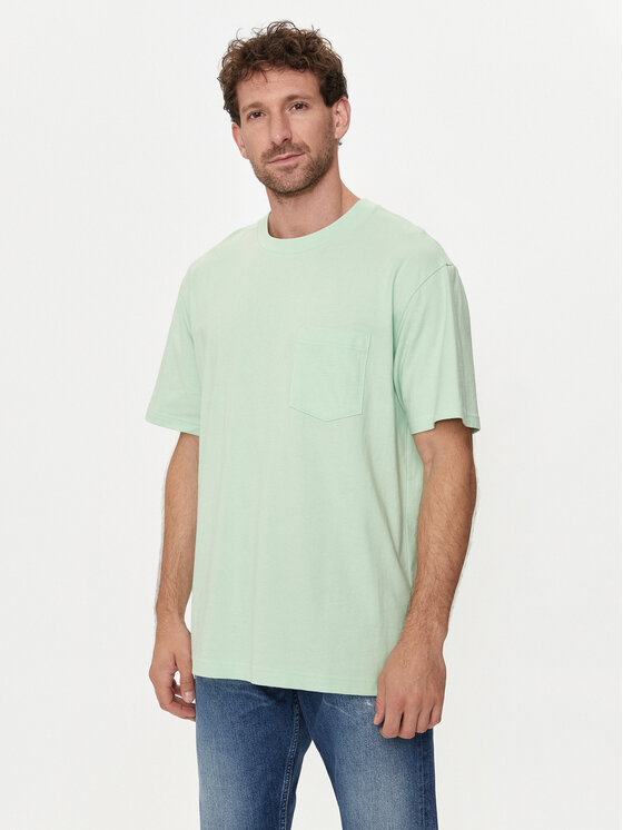 Gap T-krekls 627101-00 Zaļš Regular Fit