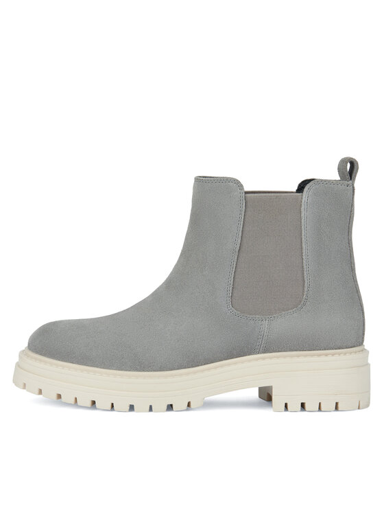Geox Geox Kotníková obuv s elastickým prvkem D Iridea D04HRB 00023 C9371 Šedá