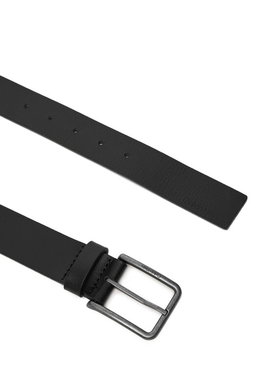 Calvin Klein Calvin Klein Opasok Warmth Buckle Smooth 35Mm LV04D7047G Čierna