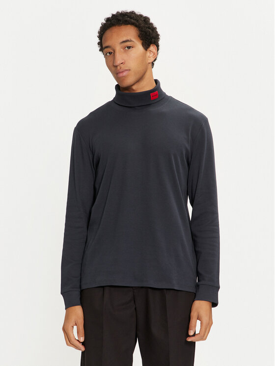 HUGO Hugo Гольф Derollo224 50479373 Cиній Slim Fit