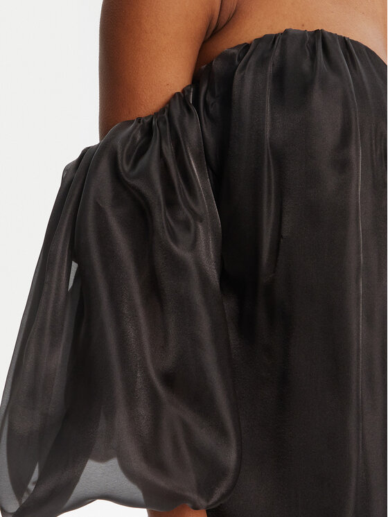 BARDOT BARDOT Kokteiļkleita Freda Volume 59968DB Melns Regular Fit