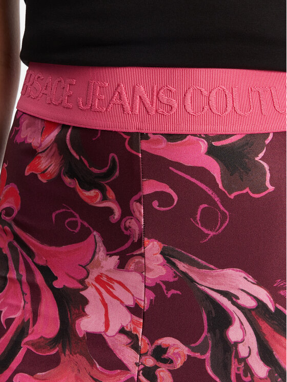 Versace Jeans Couture Versace Jeans Couture Legginsy 79HAC101 JS501 Różowy Slim Fit