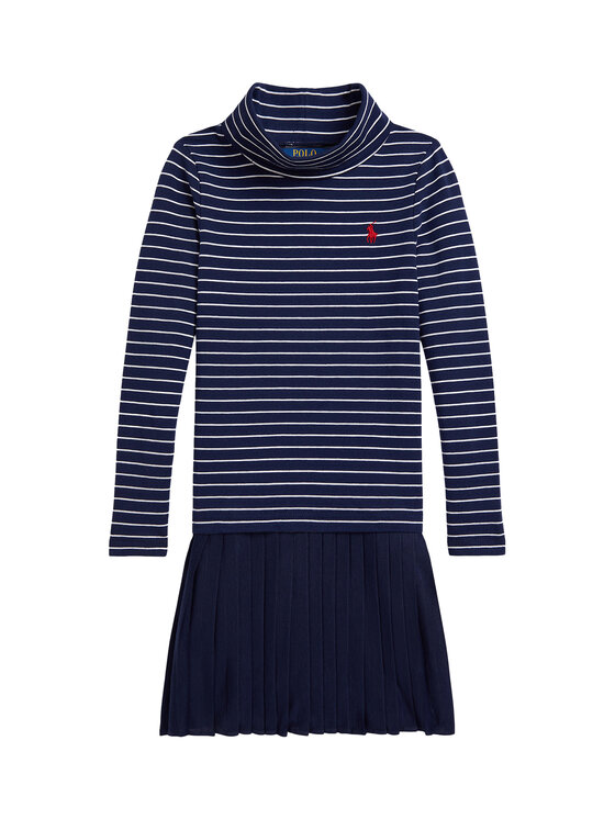 Polo Ralph Lauren Polo Ralph Lauren Trikotāžas kleita 312980676001 Tumši zils Regular Fit
