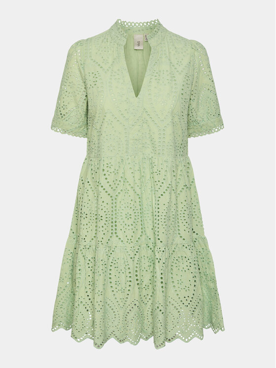 YAS YAS Vestito estivo Holi 26027163 Verde Regular Fit