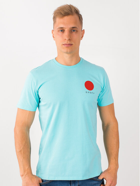 Edwin T-Shirt Japanese Sun Ts I025020 TF10J94 AGB67 Μπλε Regular Fit