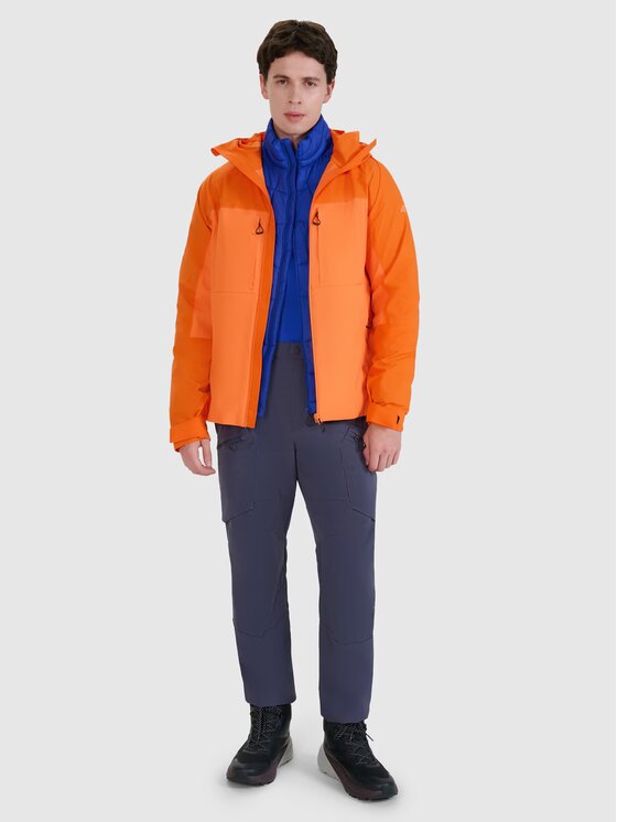 4F 4F Kurtka outdoor 4FWSS25TDJAM527-36S Niebieski Regular Fit