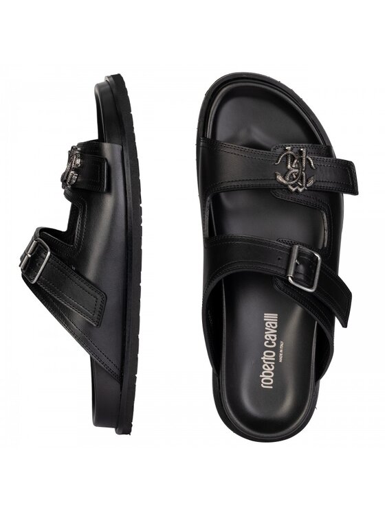 Roberto Cavalli Roberto Cavalli Nazouváky CALF PASHA 22559 A Černá