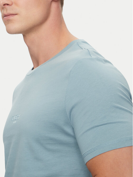 Guess Guess T-shirt M2YI72 I3Z14 Plava Regular Fit