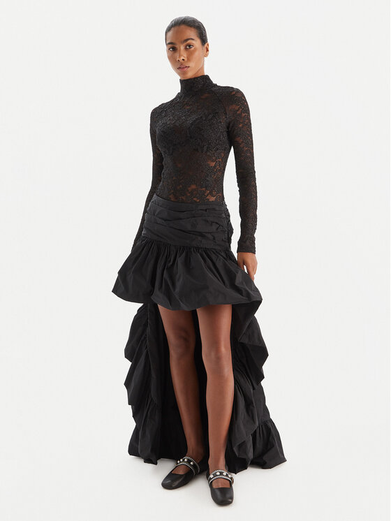 PINKO PINKO Maxi sukňa 105642 Y3LE Z99 Čierna Regular Fit