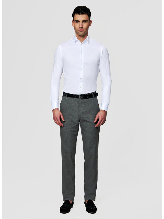 Pako Lorente Pako Lorente Chinosy P26SF-WX-010 Szary ciemny Regular Fit