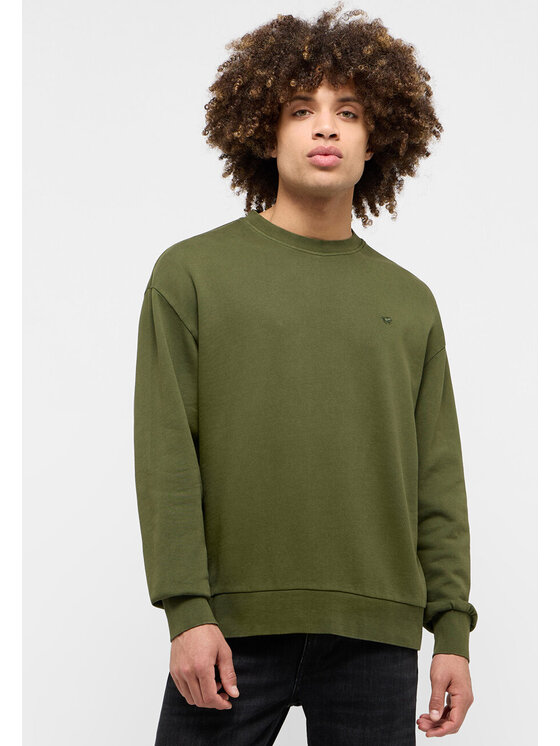 Mustang Mustang Felpa Clio Verde Regular Fit