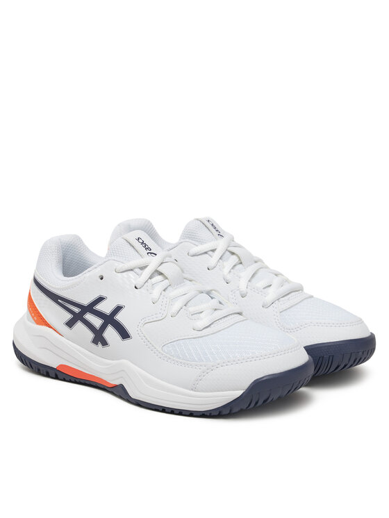 Asics Asics Boty na tenis Gel-Dedicate 8 Gs 1044A077 Bílá