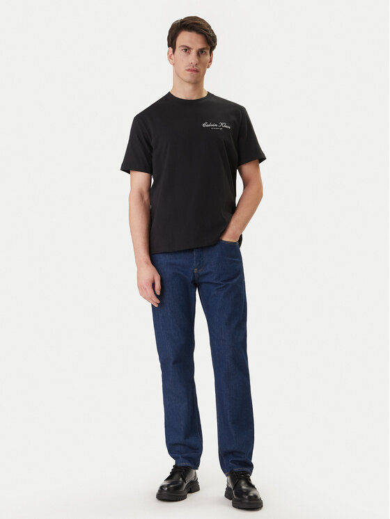 Calvin Klein Jeans Calvin Klein Jeans Tričko LV04RF822G Čierna Regular Fit