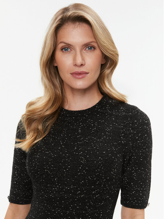 Morgan Morgan Trikotažinė suknelė 232-RMLAC Juoda Slim Fit
