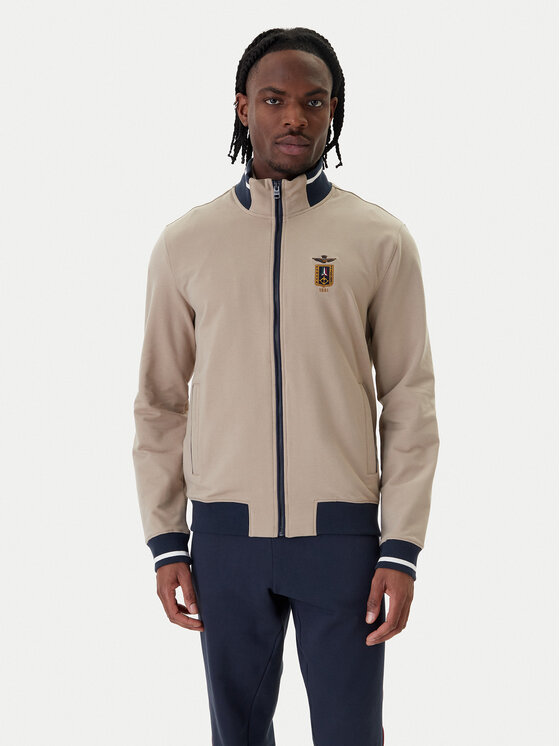 Aeronautica Militare Aeronautica Militare Mikina 261FE2089UF00674 Béžová Regular Fit