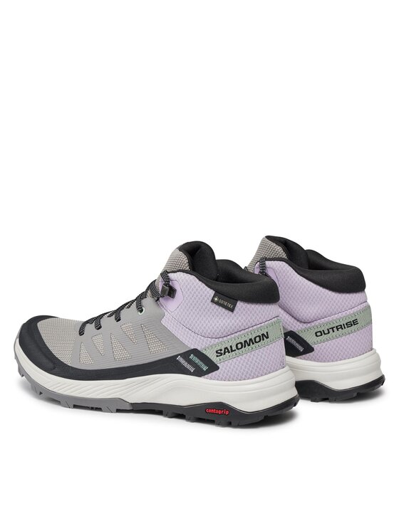 Salomon Salomon Trekingová obuv Outrise Mid GORE-TEX L47160600 Černá