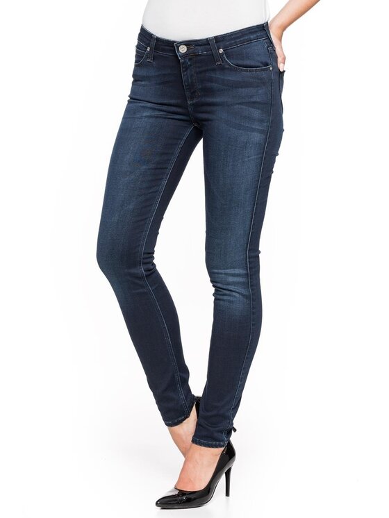 Lee Lee Jeansy SCARLETT Niebieski Skinny Fit