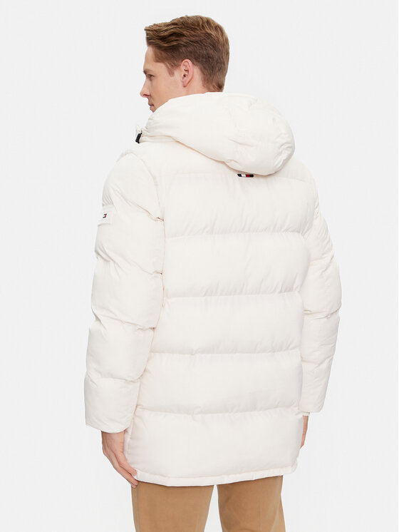 Tommy Hilfiger Tommy Hilfiger Зимно яке Essential Rockie MW0MW33961 Бял Regular Fit