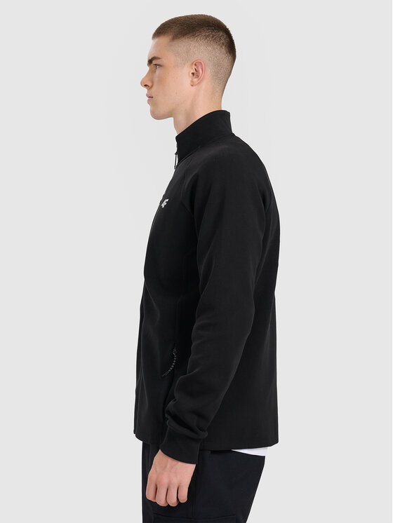 4F 4F Bluza DUO DYNAMICS Czarny Regular Fit