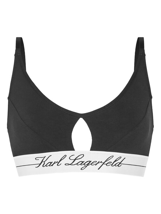 KARL LAGERFELD KARL LAGERFELD Sutien fără armătură A1W47092 Negru