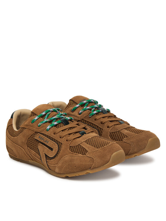 REPLAY REPLAY Sneakersy GWSM9 .000.C0002L Brązowy
