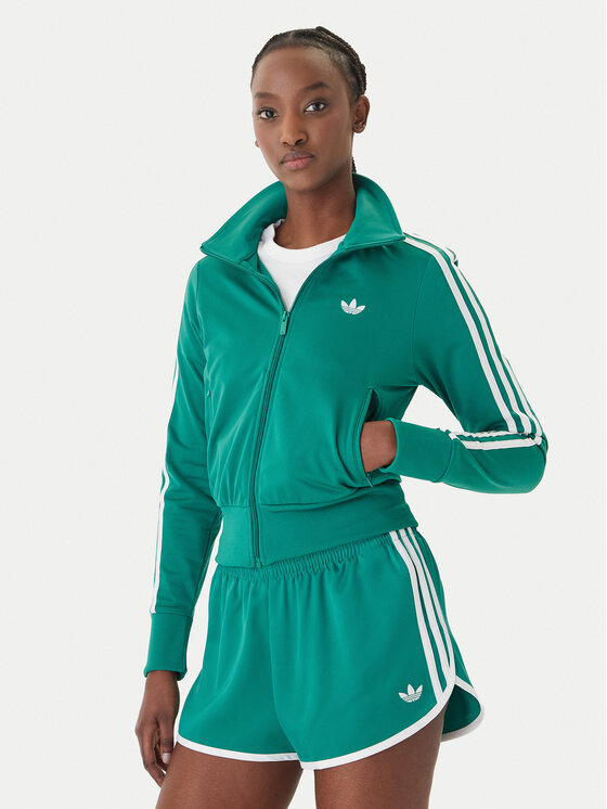 adidas Bluză Firebird Classic KD1333 Verde Regular Fit