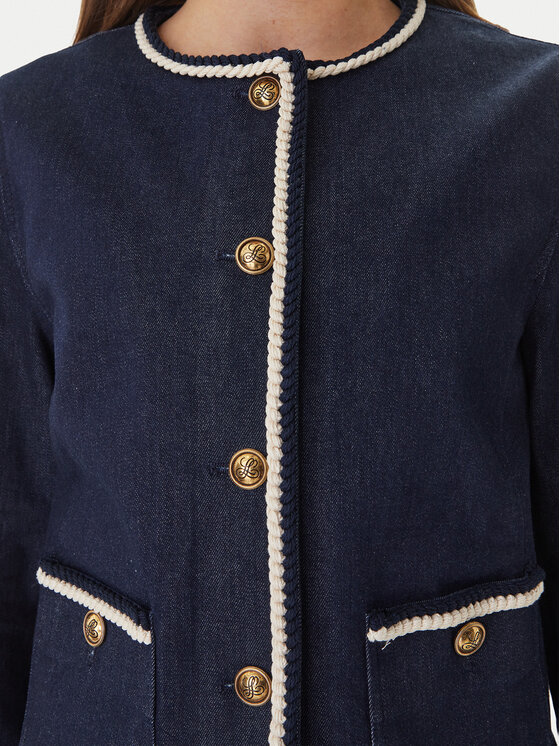 Luisa Spagnoli Luisa Spagnoli Suknjič Vario 542793 Mornarsko modra Regular Fit