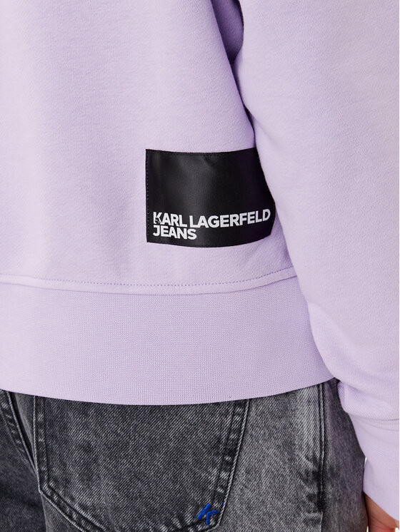 Karl Lagerfeld Jeans Karl Lagerfeld Jeans Felpa A1W20005 Viola Regular Fit