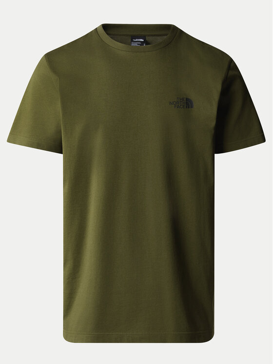 The North Face The North Face Tričko Simple Dome NF0A87NG Zelená Regular Fit