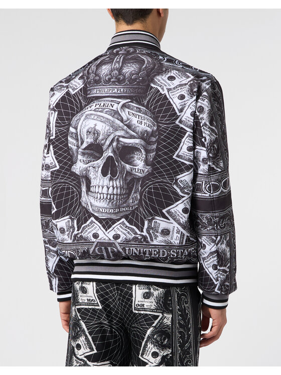 PHILIPP PLEIN PHILIPP PLEIN Bunda bomber 31141 Černá Regular Fit