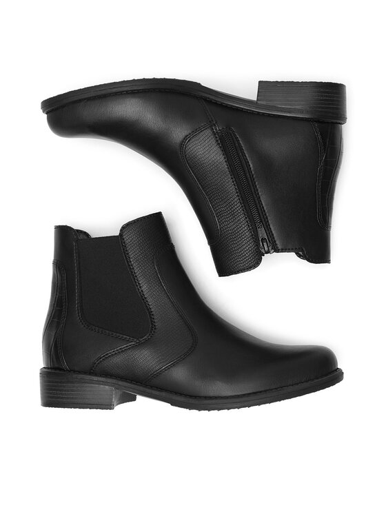 Remonte Remonte Botine D0F70-01 Negru