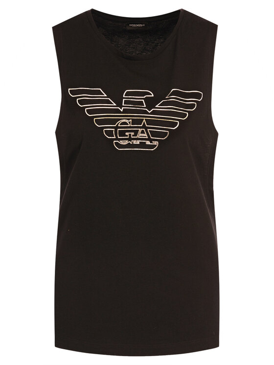 Emporio Armani Underwear Emporio Armani Underwear Top 164007 9P291 00020 Czarny Regular Fit