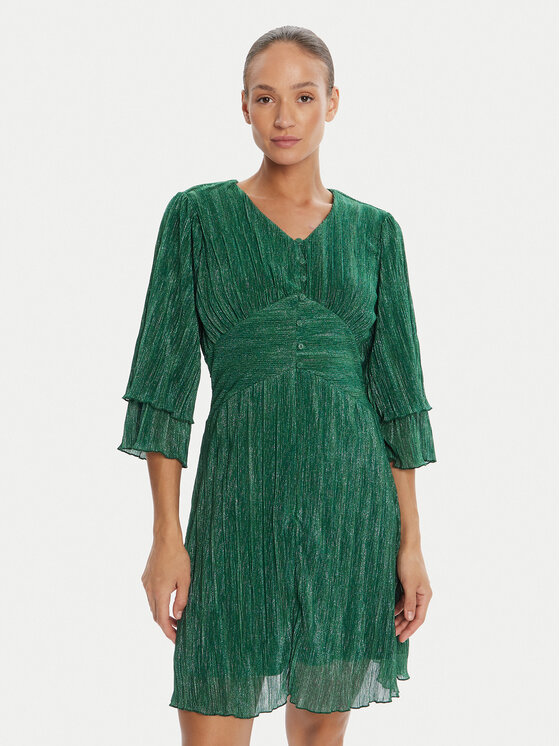 Bruuns Bazaar Bruuns Bazaar Cocktail obleka Brella Zabina BBW4533 Zelena Regular Fit