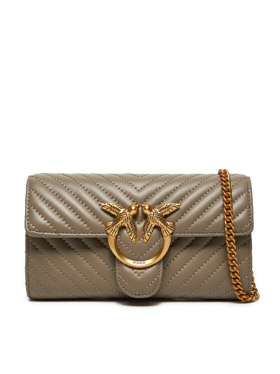 PINKO Ročna Torba Love One Wallet C . PE 24 PLTT 100062 A0KG Bež