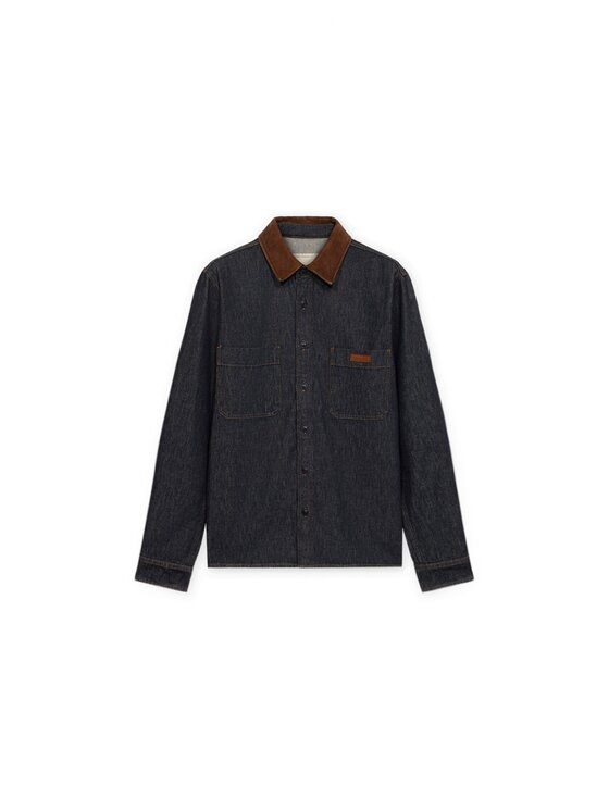 Trussardi Trussardi Płaszcz zimowy R4028000020N0DO Niebieski Regular Fit