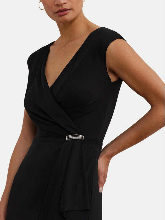 LAUREN RALPH LAUREN LAUREN RALPH LAUREN Cocktail obleka 253906356002 Črna Regular Fit