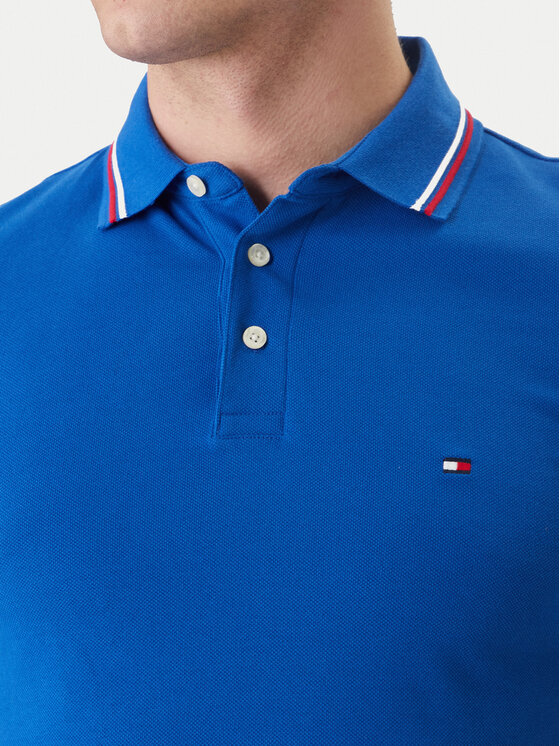 Tommy Hilfiger Tommy Hilfiger Tricou polo Seasonal MW0MW39993 Albastru Slim Fit